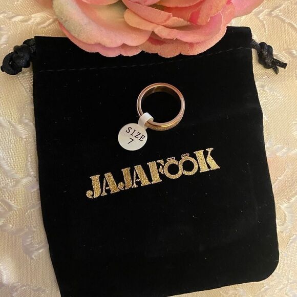 Jajafook 6 MM Titanium finish comfort Ring size 7 - Picture 3 of 4